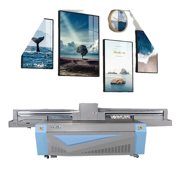 Flatbed Uv Printer Large Format Sign Printer Uv Printing Pvc Board Glass Ceramic Tiles 2513 Uv Flatbed Printer